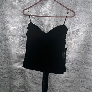 Chic Black Camisole Top